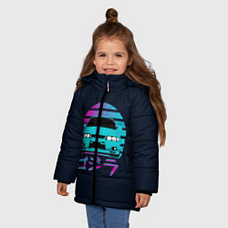 Куртка зимняя для девочки Skyline R33, цвет: 3D-светло-серый — фото 2