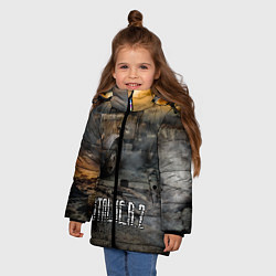 Куртка зимняя для девочки Stalker 2 Мертвый город, цвет: 3D-красный — фото 2