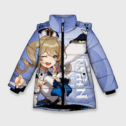 Куртка зимняя для девочки GENSHIN IMPACT, БАРБАРА,, цвет: 3D-черный