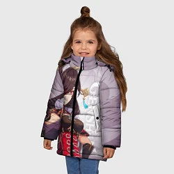 Куртка зимняя для девочки GENSHIN IMPACT, БЭЙ ДОУ, цвет: 3D-черный — фото 2