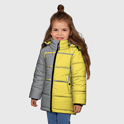 Куртка зимняя для девочки Ultimate Grey X Illuminating, цвет: 3D-черный — фото 2