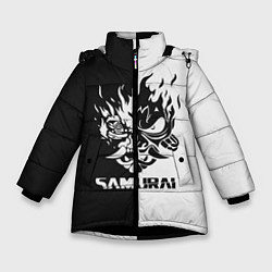 Куртка зимняя для девочки SAMURAI, цвет: 3D-черный
