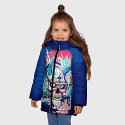 Куртка зимняя для девочки Хання, цвет: 3D-черный — фото 2