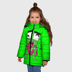 Куртка зимняя для девочки ROBLOX UNSPEAKABLE, цвет: 3D-черный — фото 2