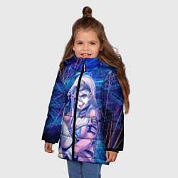 Куртка зимняя для девочки Danganronpa, цвет: 3D-светло-серый — фото 2