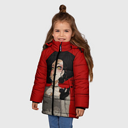 Куртка зимняя для девочки Residen Evil Вампирша village, цвет: 3D-светло-серый — фото 2