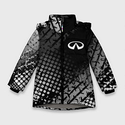 Куртка зимняя для девочки Infiniti, цвет: 3D-светло-серый