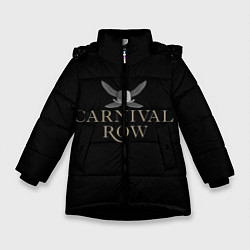 Куртка зимняя для девочки Карнивал Роу - Carnival Row, цвет: 3D-черный