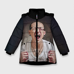 Куртка зимняя для девочки ЧЕСТЕР, цвет: 3D-черный