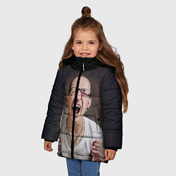Куртка зимняя для девочки ЧЕСТЕР, цвет: 3D-черный — фото 2