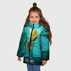 Куртка зимняя для девочки Little Nightmares 2, цвет: 3D-черный — фото 2