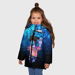 Куртка зимняя для девочки STU СТУ Brawl Stars, цвет: 3D-черный — фото 2