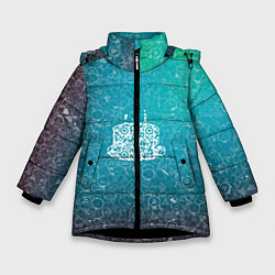 Куртка зимняя для девочки Торт АПВ 197ЗГС, цвет: 3D-черный