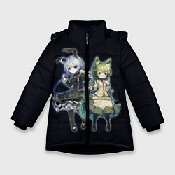 Куртка зимняя для девочки Mylne and the Forest Gift, цвет: 3D-черный