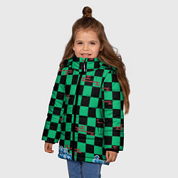 Куртка зимняя для девочки ТАНДЖИРО ФОРМА, цвет: 3D-черный — фото 2