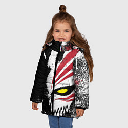 Куртка зимняя для девочки БЛИЧ МАСКА BLEACH, цвет: 3D-черный — фото 2