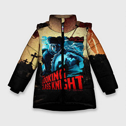 Куртка зимняя для девочки Darksouls : glass knight, цвет: 3D-черный