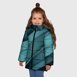 Куртка зимняя для девочки VUAL, цвет: 3D-светло-серый — фото 2