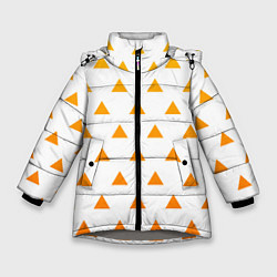 Куртка зимняя для девочки КИМОНО ЗЕНИЦУ ZENITSU KIMONO KNY, цвет: 3D-светло-серый