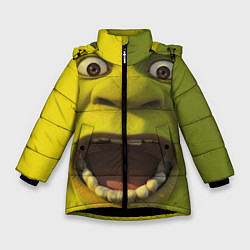 Зимняя куртка для девочки Shrek is Yelling