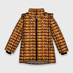 Куртка зимняя для девочки Far Cry 6, цвет: 3D-светло-серый