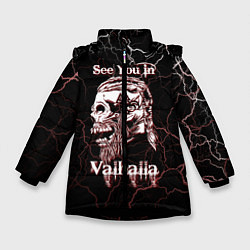 Куртка зимняя для девочки Ragnarr, цвет: 3D-черный