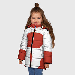 Куртка зимняя для девочки Костюм Омни-Мэна, цвет: 3D-светло-серый — фото 2