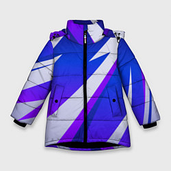 Куртка зимняя для девочки SPORT STYLE BLUE, цвет: 3D-черный