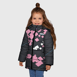 Куртка зимняя для девочки Trigger Discipline style Стрелковая дисциплина, цвет: 3D-черный — фото 2
