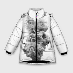 Куртка зимняя для девочки TOYOTA SMOKE, цвет: 3D-черный