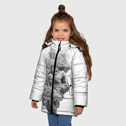 Куртка зимняя для девочки TOYOTA SMOKE, цвет: 3D-черный — фото 2
