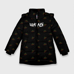 Куртка зимняя для девочки Wasabi Gothic, цвет: 3D-черный