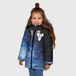 Куртка зимняя для девочки DESTINY 2 ЛЕДЯНОЙ МАРС ТАЙНЫЙ ГЕРОЙ, цвет: 3D-светло-серый — фото 2