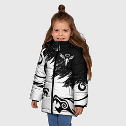 Куртка зимняя для девочки ТОКИЙСКИЕ МСТИТЕЛИ ВАЛЬГАЛЛА, цвет: 3D-черный — фото 2
