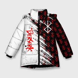 Куртка зимняя для девочки Berserk Anime, цвет: 3D-черный