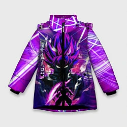 Зимняя куртка для девочки Гоку Блек Anime Dragon Ball Super Saiyan