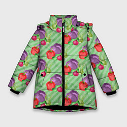 Зимняя куртка для девочки Vegan Огород