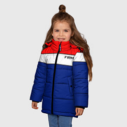 Куртка зимняя для девочки В стиле 90х FIRM, цвет: 3D-черный — фото 2