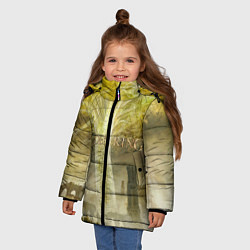 Куртка зимняя для девочки Elden Ring - междуземье, цвет: 3D-красный — фото 2