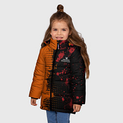 Куртка зимняя для девочки Zombie Blood State of Decay, цвет: 3D-черный — фото 2