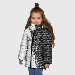 Куртка зимняя для девочки Dark souls темные души, цвет: 3D-черный — фото 2