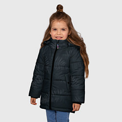 Куртка зимняя для девочки Влажный Папоротник, цвет: 3D-светло-серый — фото 2