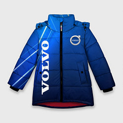 Куртка зимняя для девочки Volvo Sport Auto, цвет: 3D-красный