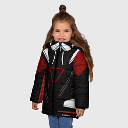 Куртка зимняя для девочки Сайрекс Сyrex CS GO, цвет: 3D-черный — фото 2