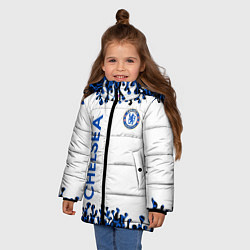 Куртка зимняя для девочки Chelsea челси спорт, цвет: 3D-красный — фото 2