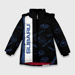 Зимняя куртка для девочки Subaru Паттерн