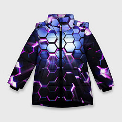 Куртка зимняя для девочки Соты - 3d, цвет: 3D-черный