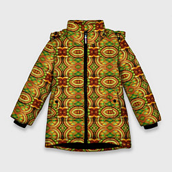 Зимняя куртка для девочки Абстрактные узоры