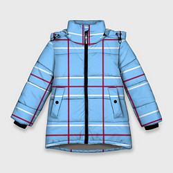 Куртка зимняя для девочки ШКОЛЬНАЯ ФОРМА МАРИН КИТАГАВА, цвет: 3D-светло-серый