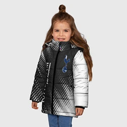 Куртка зимняя для девочки TOTTENHAM HOTSPUR Pro Football, цвет: 3D-черный — фото 2